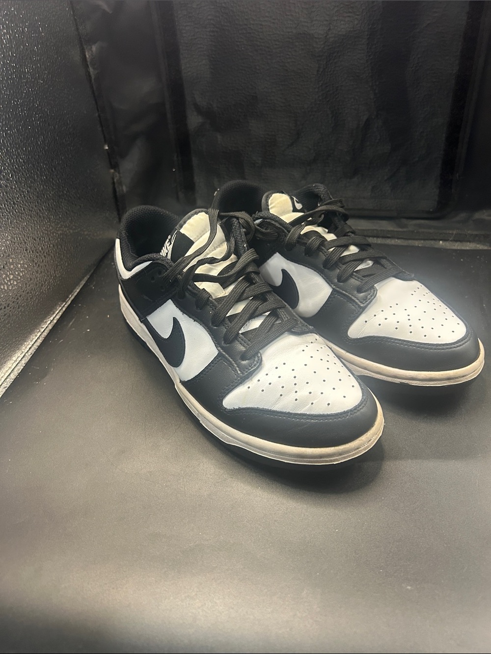 Nike Black and White Low-Top Sneakers
